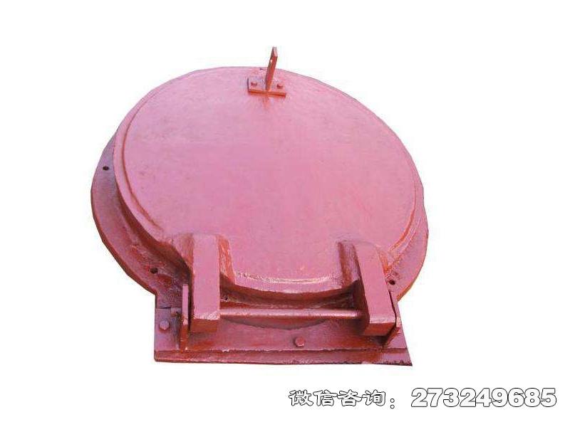 汉滨钢制圆形管道拍门