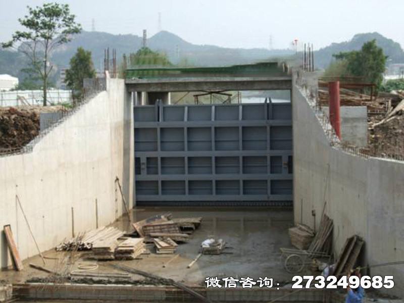 汉滨水坝止水闸门