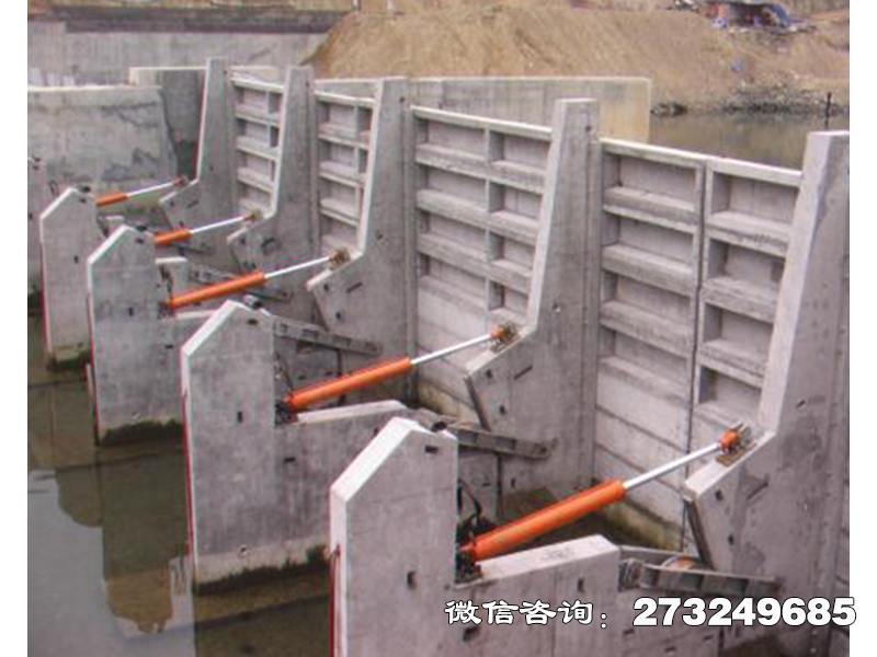 汉滨水库水电站液压闸门