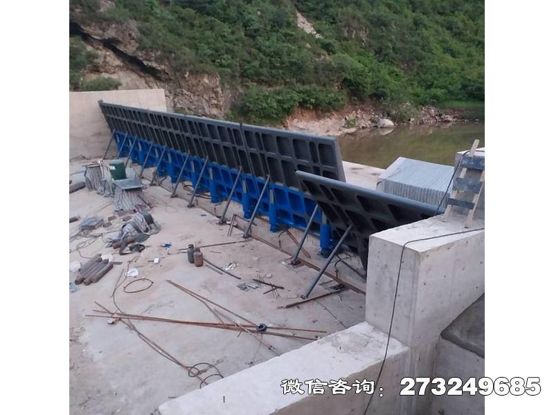 汉滨活动拦水液压钢坝
